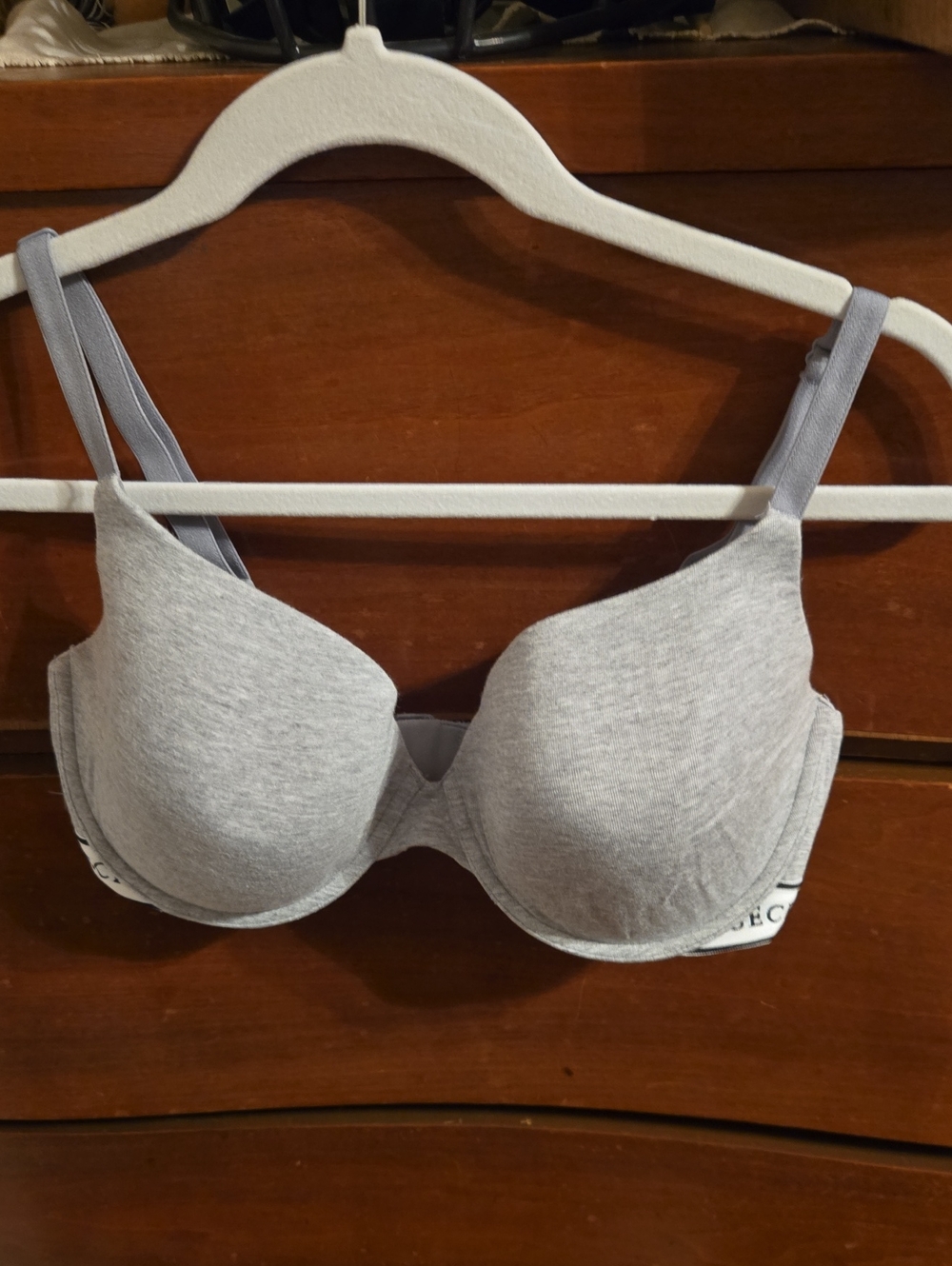 Victoria's Secret Gray Seamless Molded T-Shirt Bra